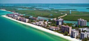Aerial view of Bonita Beach